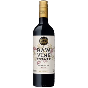 Raw Vine Estate Organic Preservative Free Shiraz 2021 Wine